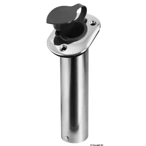 Osculati - Flush-mount SS rod holder 42 mm 75&amp;#176; - 41.211.71 product image