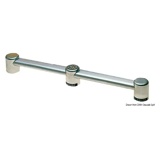 Osculati - Aluminium oval  handrail central for pipe 40x20mm - 41.609.00 product image