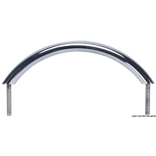 Osculati - Oval tube handrail mirror-polished SS 200 mm - 41.909.01 product image