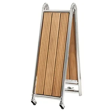 Osculati - Foldable gangway AISI316/iroko 160 cm - 42.643.01 product image