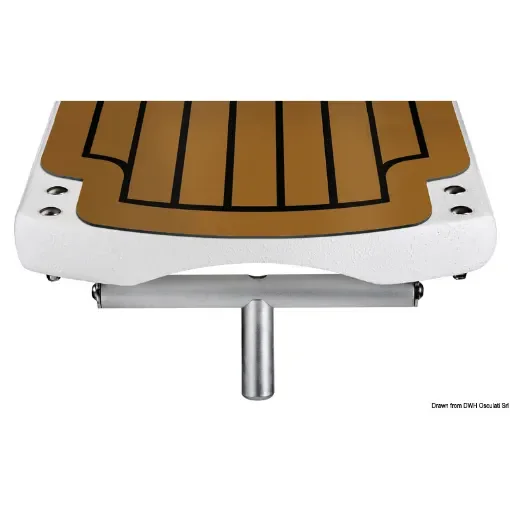 Osculati - Polybridge II folding carbon gangplank w/brown EVA - 42.663.10 product image