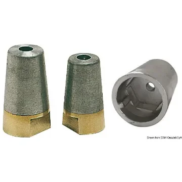 Osculati - Zinc anode w/nut Radice type 50 mm - 43.251.06 product image