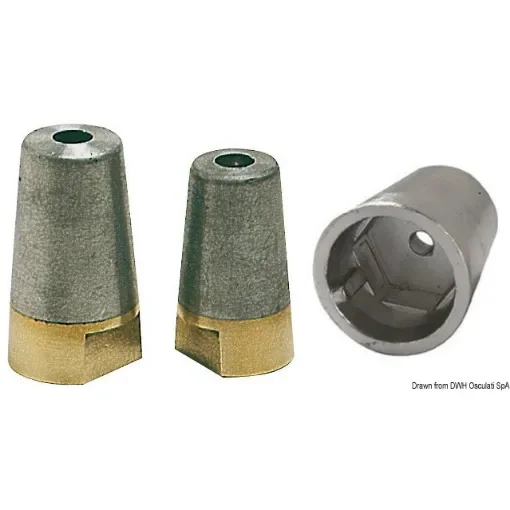 Osculati - Zinc anode w/nut Radice type 50 mm - 43.251.06 product image