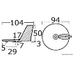 Osculati - Zinc anode for Yamaha/Mariner 20/50 HP - 43.256.00 product image