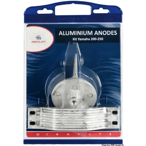 Osculati - Anode kit for Yamaha outboards 200/250 aluminium - 43.352.01 product image
