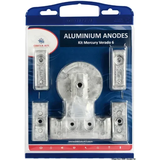 Osculati - Anode kit for Verado 6 8-pcs. aluminium - 43.356.01 product image