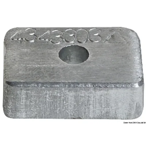 Osculati - Aluminium anode for Mercury 4/5/6 HP - 43.433.04 product image