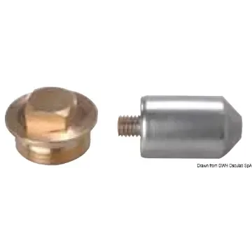 Osculati - Plug anode zinc + brass 3/8&amp;quot; - 43.547.00 product image