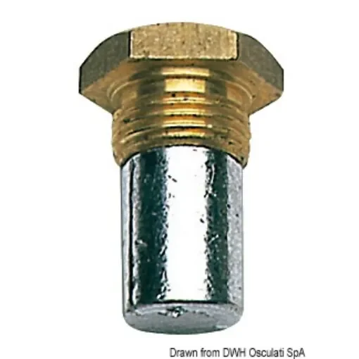 Osculati - Zinc plug 16x1.50 &amp;#216; 11x33 - 43.562.00 product image
