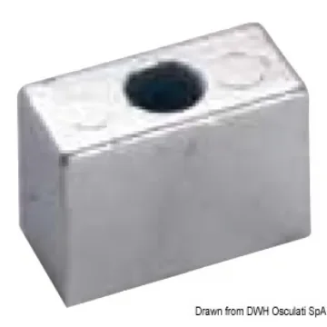 Osculati - Cube anode for up to 30 HP, 4 strokes - 43.640.05 product image