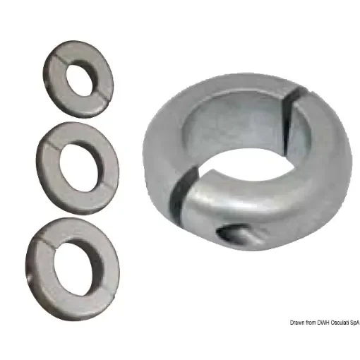 Osculati - Aluminium low olive anode 19 mm (3/4&amp;quot;) - 43.803.20 product image