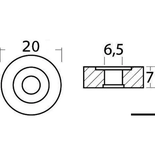 Osculati - Aluminium ring anode Suzuki outboard eng. 4/300 HP - 43.823.92 product image