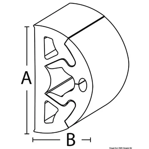 Osculati - BINO SS fixing profile 2m-bar - 44.047.01 product image