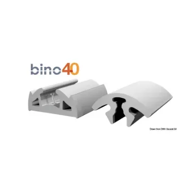 Osculati - BINO fender profile grey 40 mm 12m - 44.046.00 product image