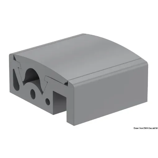 Osculati - QBE 65 fender profile grey RAL 7047 - 44.100.01 product image