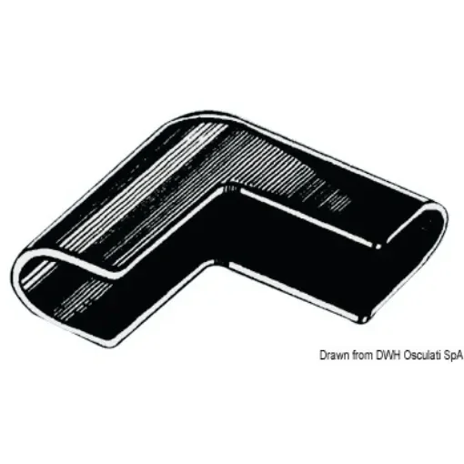 Osculati - 90&amp;#176; angle terminal black - 44.343.50 product image