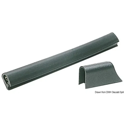 Osculati - PVC fender profile black 37x45 mm - 44.482.02 product image