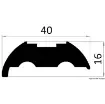 Osculati - Black PVC base for fender profile 20 deep-drawn - 44.481.55 product image