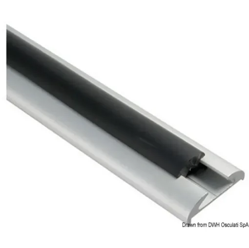 Osculati - Anodises aluminium profile 56x14+5 mm Cut-down size 3/6m - 44.486.10 product image