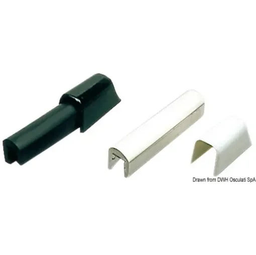 Osculati - L-shaped PVC fender profile black 33x30 mm - 44.488.00 product image