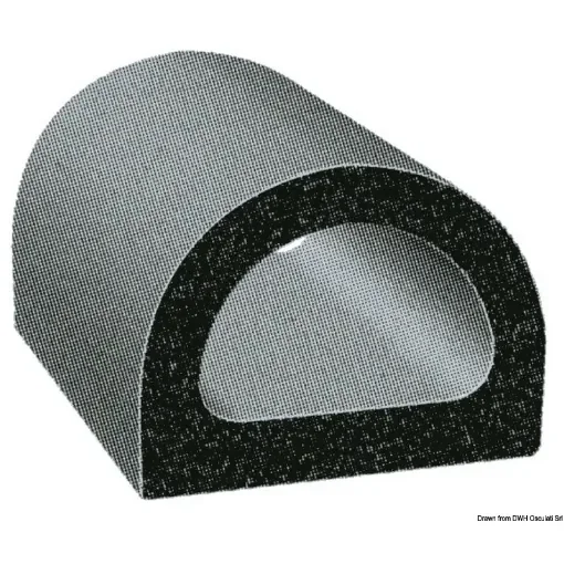 Osculati - Self-adhesive rubber profile - 44.490.02 product image