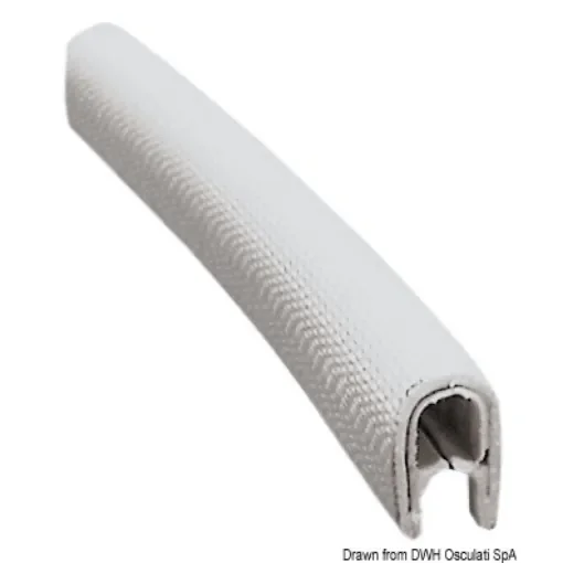 Osculati - Semi-flexible reinforced white PVC profile 1.5x4mm - 44.491.01 product image