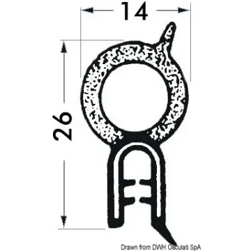 Profiles suitable for beading fibreglass product image