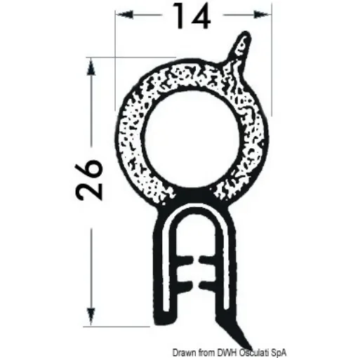 Profiles suitable for beading fibreglass product image