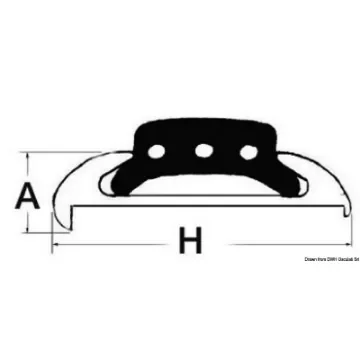 Osculati - White PVC insert for 44.494.10 - 44.494.12 product image