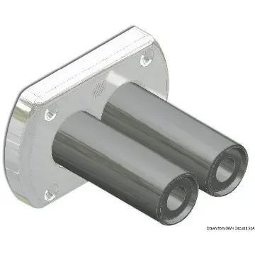 Osculati - Bulkhead throughout bush chromed - 45.028.26 product image