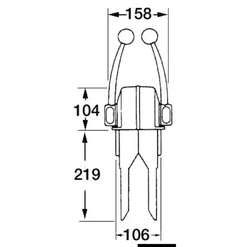 Osculati - UFLEX single lever control, twin engine - 45.104.00 product image