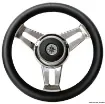 Osculati - Black leather steering wheel w/SS spikes &amp;#216; 350mm - 45.125.01 product image