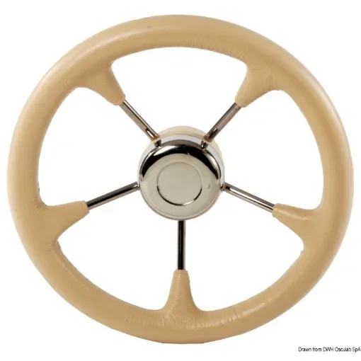 Osculati - Soft polyurethane steering wheel cone cream 350mm - 45.128.04 product image