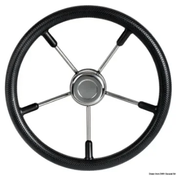 Osculati - Soft polyurethane steering wheel black 320 mm - 45.129.32 product image