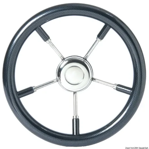 Osculati - Steering wheel carbon coated 350 mm - 45.130.35 product image
