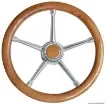 Osculati - A soft polyurethane steering wheel teak/SS 350mm - 45.135.05 product image