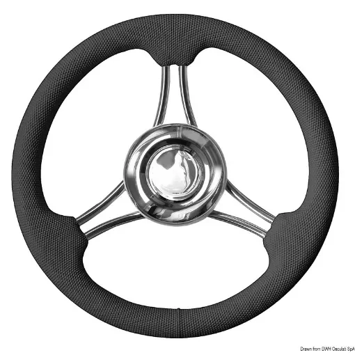 Osculati - Steering wheel black 350 mm - 45.152.01 product image