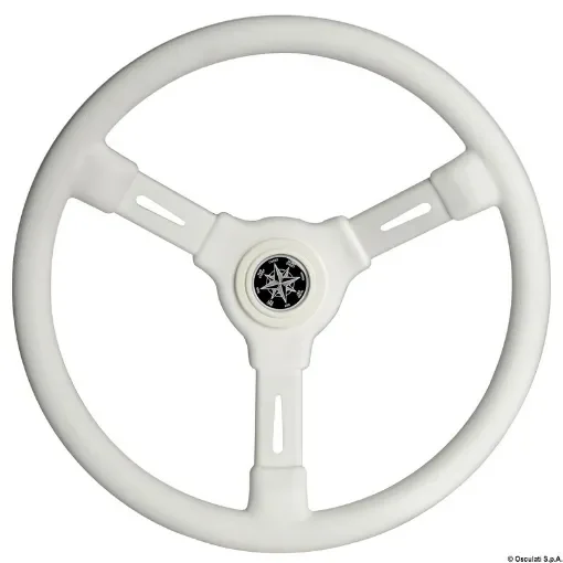 Osculati - 3-spoke steering wheel white 355 mm - 45.158.06 product image