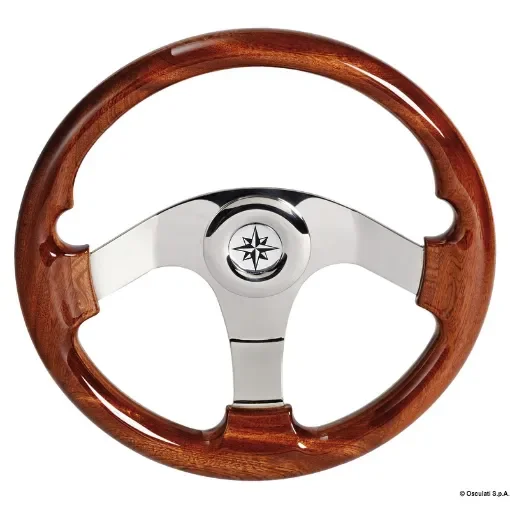 Osculati - Mahogany polyurethane lacquered steering wheel - 45.160.00 product image