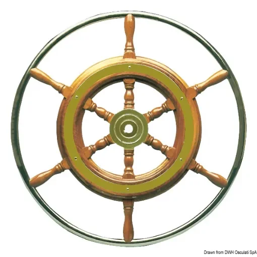 Osculati - Steering wheel w/SS external rim 42 cm - 45.161.42 product image