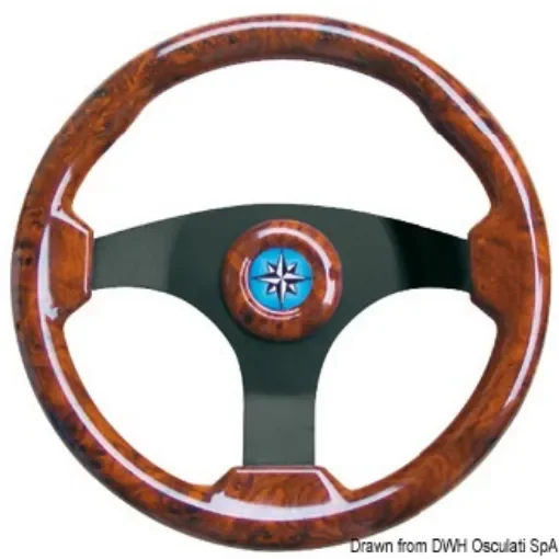 Osculati - Technic steering wheel root coated/black 350 mm - 45.163.01 product image