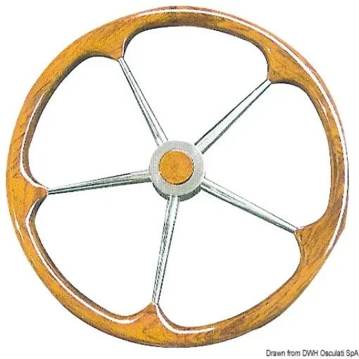 Osculati - Steering wheels with teak external wheel rim - 45.167.03 product image