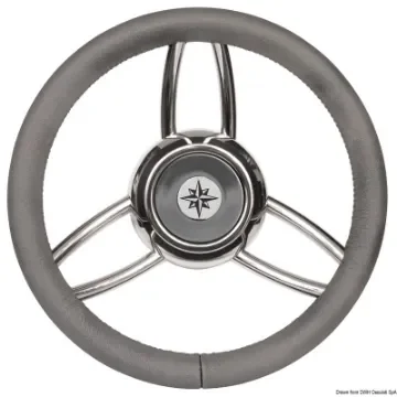 Osculati - Blitz steering wheel w/soft polyurethan ring grey - 45.169.02 product image