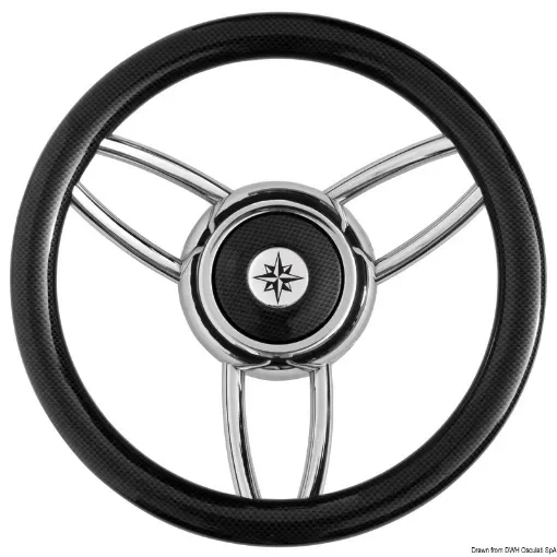 Osculati - Blitz steering wheel w/carbon outer ring - 45.169.06 product image