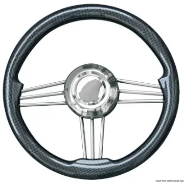 Osculati - SS+carbon steering wheel 350 mm - 45.175.35 product image