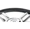 Osculati - Magnifico steering wheel 3-spoke &amp;#216; 350 mm black - 45.177.01 product image