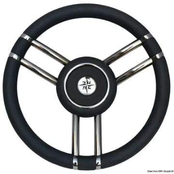 Osculati - Apollo steering wheel SS+polyurethane &amp;#216;350mm black - 45.178.11 product image
