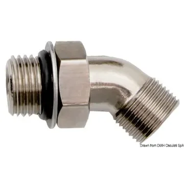Osculati - 45&amp;#176; swivel fitting for Ultraflex pompes - 45.290.30 product image