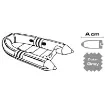 Osculati - Tarpaulin grey for dinghy 240/320 cm 300D - 46.501.01 product image