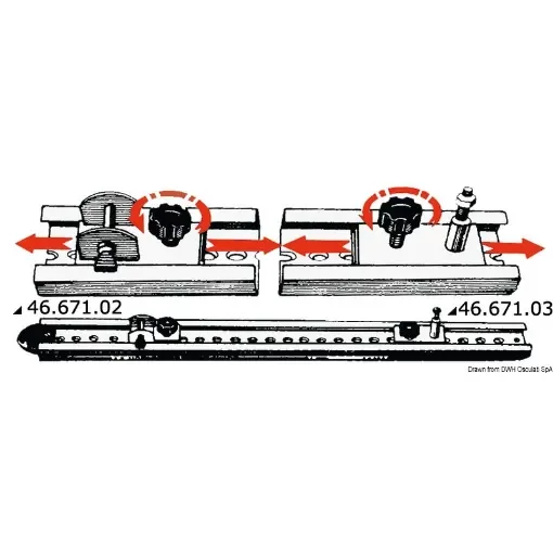 Osculati - Plastic end for rail - 46.671.01 product image